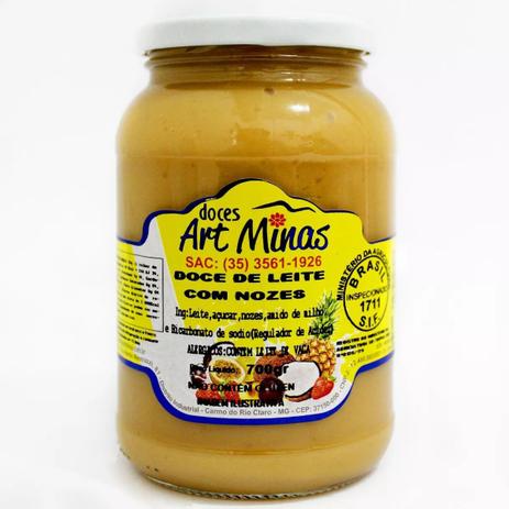 Compota Doce De Leite Com Nozes 700g Artesanal - Doces Art Minas é boa?