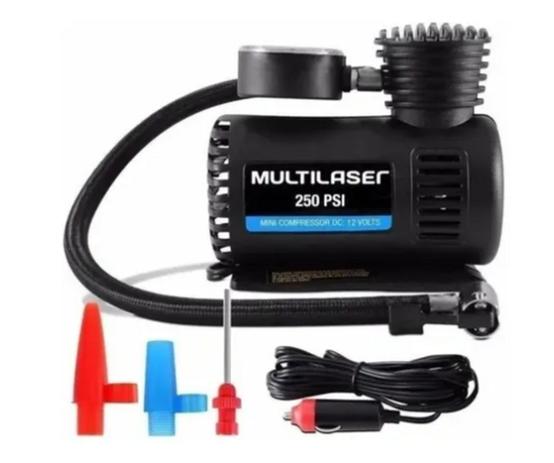 Compressor A Ar Elétrico 12v Para Pneus Bola Bomba De Encher - Multilaser Menor preço em Compressor A Ar Elétrico 12v Para Pneus Bola Bomba De Encher - Multilaser