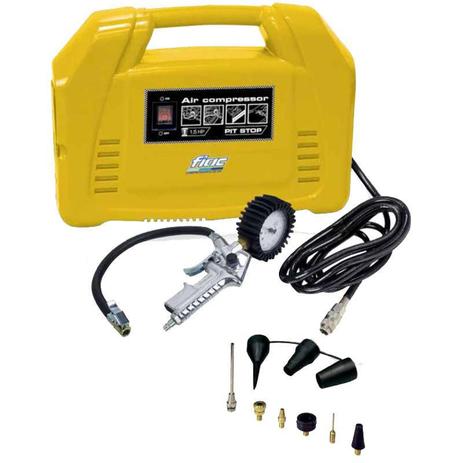 Compressor Ar Direto 1,5HP PIT-STOP Kit 13 Peças FIAC Menor preço em Compressor Ar Direto 1,5HP PIT-STOP Kit 13 Peças FIAC
