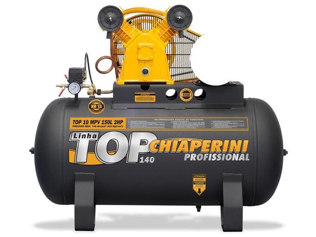Compressor Chiaperini TOP10MPV 150Lts 140Psi/9.82BAR Sem Motor Menor preço em Compressor Chiaperini TOP10MPV 150Lts 140Psi/9.82BAR Sem Motor