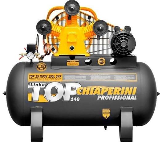 Compressor Chiaperini TOP15MP3V 150Lts 140Psi/9.3BAR 3cv 220v Sem Motor Menor preço em Compressor Chiaperini TOP15MP3V 150Lts 140Psi/9.3BAR 3cv 220v Sem Motor