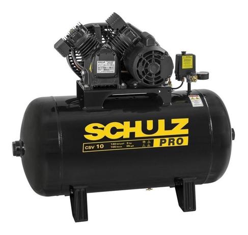 Compressor De Ar 10 Pés 100l Mono Csv-10/100 Pro Schulz 220v Menor preço em Compressor De Ar 10 Pés 100l Mono Csv-10/100 Pro Schulz 220v