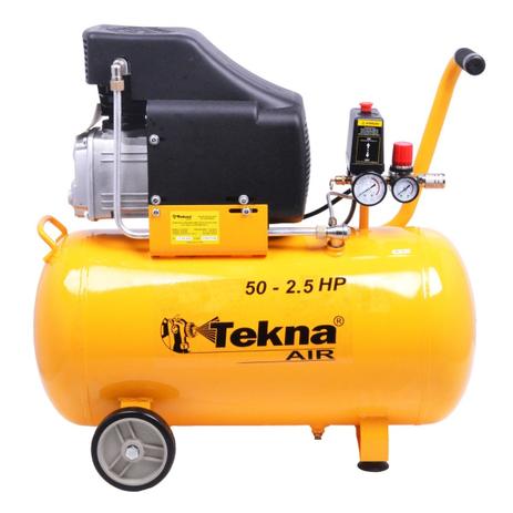 Compressor de ar 50 litros 2hp tekna 220v Menor preço em Compressor de ar 50 litros 2hp tekna 220v
