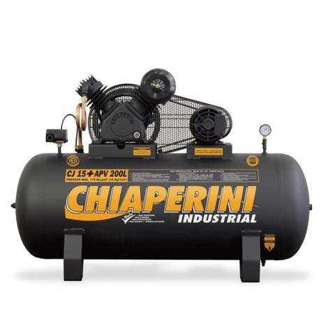 Compressor de ar alta pressão 15 pés 200 litros trifásico - CJ 15+ AP (220/380 (Trifásico)) - Chiaperini Menor preço em Compressor de ar alta pressão 15 pés 200 litros trifásico - CJ 15+ AP (220/380 (Trifásico)) - Chiaperini