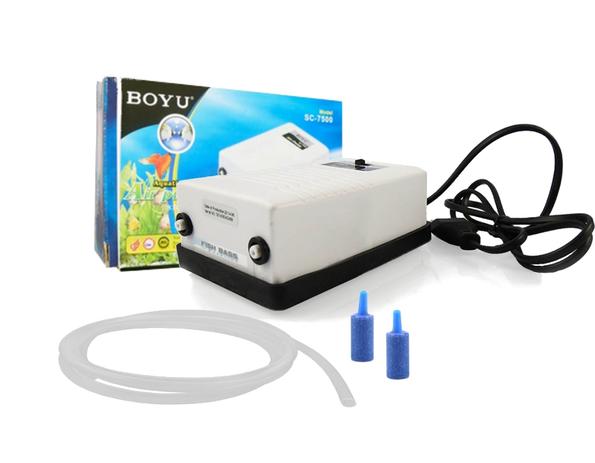 Compressor De Ar aquário Com 2 Saidas Boyu Sc-7500 2x3l/mim 220V AQUARIOS Menor preço em Compressor De Ar aquário Com 2 Saidas Boyu Sc-7500 2x3l/mim 220V AQUARIOS