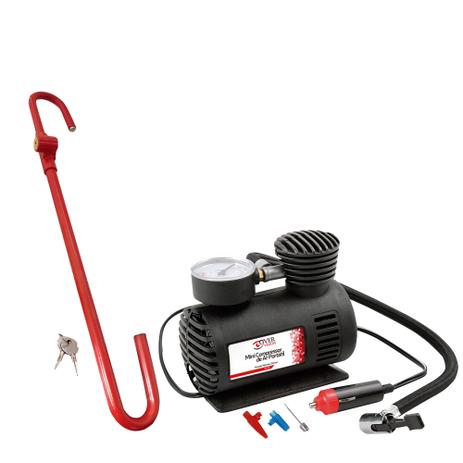 Compressor de Ar Auto 250PSi + Trava Volante e Pedal - Overvision é ruim? Compressor de Ar Auto 250PSi + Trava Volante e Pedal - Overvision é boa?