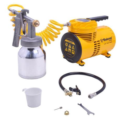 Compressor de Ar Direto 40 PSI com kit de Acessórios CD12151 TEKNA Menor preço em Compressor de Ar Direto 40 PSI com kit de Acessórios CD12151 TEKNA