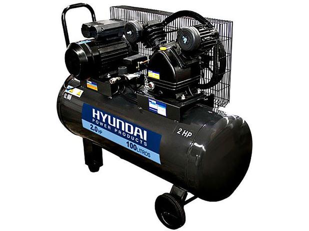 Compressor de Ar Hyundai 2HP 100L - HYAC100C