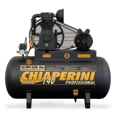 Compressor de ar média pressão 10 pés 110 litros trifásico - 10 MPI 110L - Chiaperini é boa?