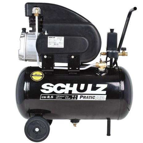 Compressor De Ar Pratic Air 8,5 Pés 25 Litros Schulz Menor preço em Compressor De Ar Pratic Air 8,5 Pés 25 Litros Schulz