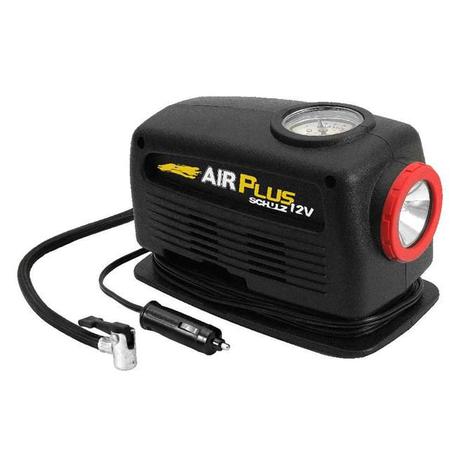 Compressor De Ar Schulz Air Plus Com Lanterna E 3 Bicos 12V Menor preço em Compressor De Ar Schulz Air Plus Com Lanterna E 3 Bicos 12V