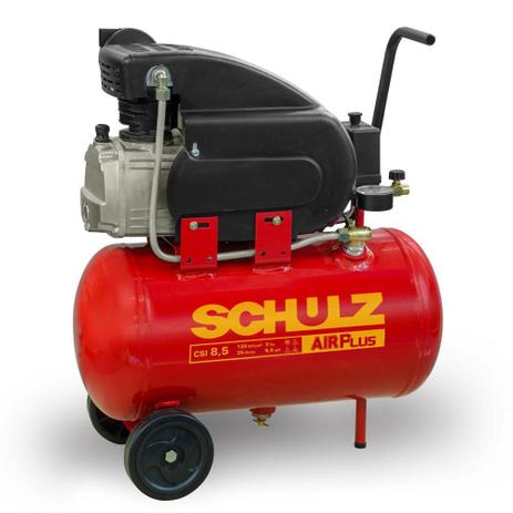 Menor preço em Compressor de Ar Schulz Pistão Portátil Air Plus CSI 8,5/25L