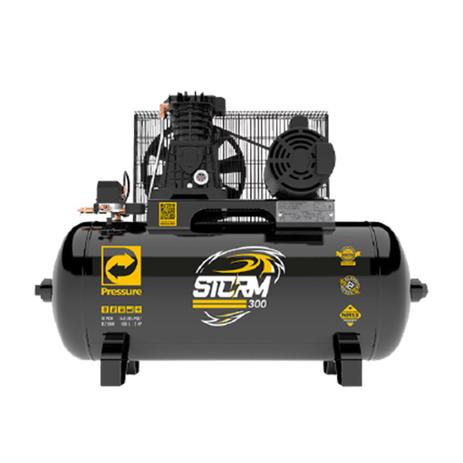 Compressor Pressure Storm 300 100 Litros 140 Libras 2 cv Monofásico Menor preço em Compressor Pressure Storm 300 100 Litros 140 Libras 2 cv Monofásico
