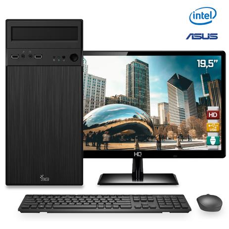 Computador 3Green com Monitor LED 19.5” Intel 8a geração G5400 3.7ghz 8GB DDR4 HD 500GB HDMI Áudio 8 canais Asus H310M é boa?