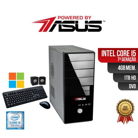 Computador ASUS I5 7Ger 4gb 1Tb DVD Win Kit Menor preço em Computador ASUS I5 7Ger 4gb 1Tb DVD Win Kit