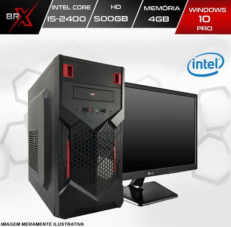 Computador Br-pc Com Monitor 19.5 Intel Core i5-2400 4GB HD 500GB Windows 10 Pro Menor preço em Computador Br-pc Com Monitor 19.5 Intel Core i5-2400 4GB HD 500GB Windows 10 Pro