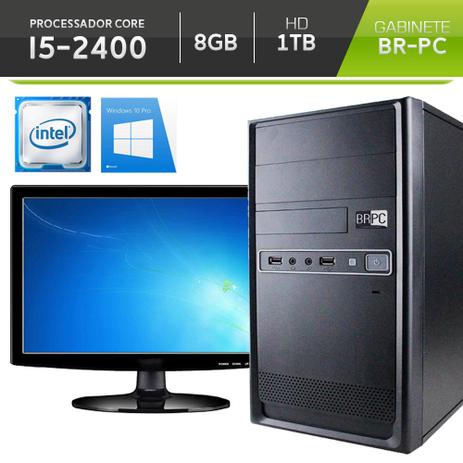 Computador Br-pc Com Monitor LED 15,6 Intel Core i5-2400 8GB HD 1TB Windows 10 Pro Menor preço em Computador Br-pc Com Monitor LED 15,6 Intel Core i5-2400 8GB HD 1TB Windows 10 Pro