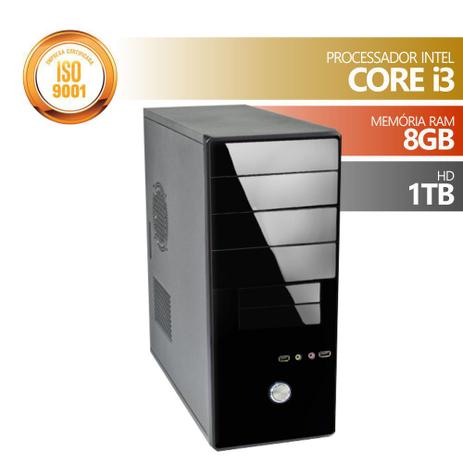 Computador Brazil Intel Core I3 8gb Ddr3 1TB - Premium Menor preço em Computador Brazil Intel Core I3 8gb Ddr3 1TB - Premium