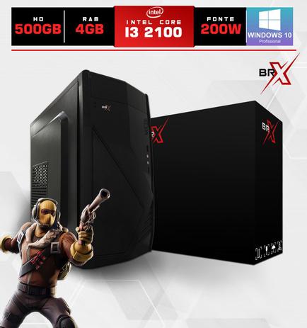 Computador BRX I3 2100 4GB 500GB FONTE ATX Win 10 PRO Menor preço em Computador BRX I3 2100 4GB 500GB FONTE ATX Win 10 PRO