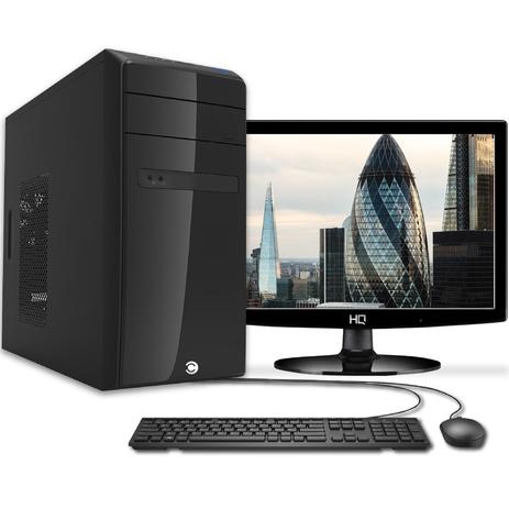 Computador com Intel Quad Core e Monitor LED 8GB DDR4 SSD 120GB (Intel UHD Graphics HDMI Full HD 1080P) CorPC Speed Menor preço em Computador com Intel Quad Core e Monitor LED 8GB DDR4 SSD 120GB (Intel UHD Graphics HDMI Full HD 1080P) CorPC Speed