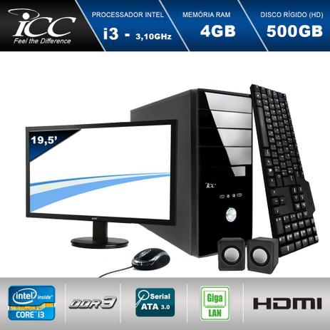 Computador com Monitor 19.5 Desktop Icc Iv2341K Intel Core I3 3.10 ghz 4gb Hd 500gb Linux + Kit Teclado Mouse Cx de Som é boa?