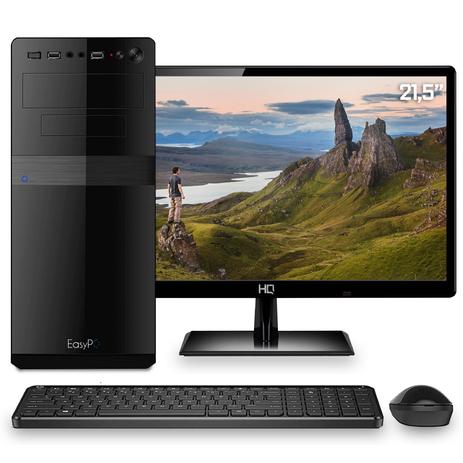 Computador com Monitor Full HD 21.5” Intel Quad Core 8GB HD 320GB Wifi HDMI Full HD Áudio HD EasyPC Menor preço em Computador com Monitor Full HD 21.5” Intel Quad Core 8GB HD 320GB Wifi HDMI Full HD Áudio HD EasyPC