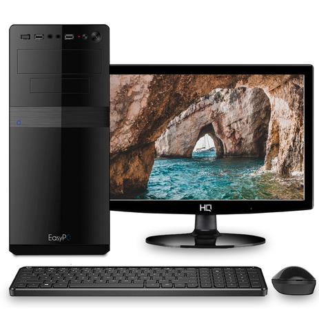 Computador com Monitor LED Intel Quad Core 8GB HD 320GB Wifi HDMI Full HD Áudio HD EasyPC Menor preço em Computador com Monitor LED Intel Quad Core 8GB HD 320GB Wifi HDMI Full HD Áudio HD EasyPC