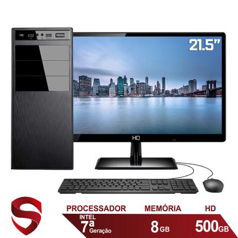 Computador Completo Intel 7ª Geração 8GB HD 500GB (Placa de vídeo Intel UHD 610) Monitor 21.5” Full HD HDMI Skill Pro é boa?