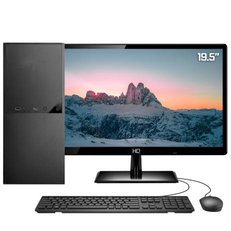 Computador Completo Intel Dual Core 4GB SSD 120GB Monitor 19.5” HDMI Full HD Áudio 5.1 canais Skill DC Menor preço em Computador Completo Intel Dual Core 4GB SSD 120GB Monitor 19.5” HDMI Full HD Áudio 5.1 canais Skill DC