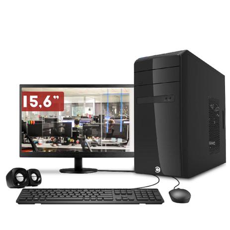 Computador CorPC Intel Dual Core 2.41 com Monitor LED 15.6 2GB HD 320GB Menor preço em Computador CorPC Intel Dual Core 2.41 com Monitor LED 15.6 2GB HD 320GB