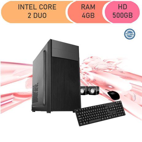Computador Corporate Intel Core 2 Duo E8400 4gb de Ram Hd 500 Gb Kit Multimídia Menor preço em Computador Corporate Intel Core 2 Duo E8400 4gb de Ram Hd 500 Gb Kit Multimídia