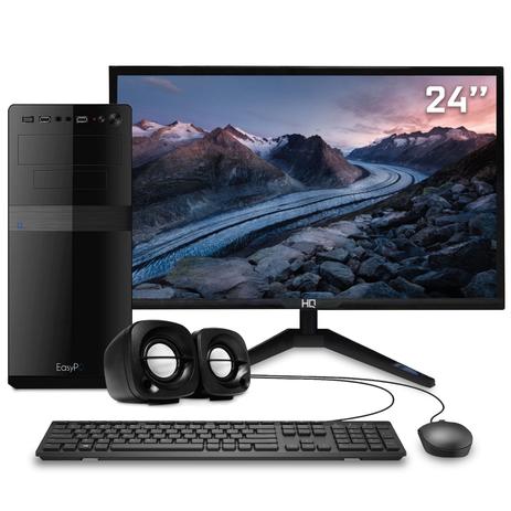 Computador Desktop Completo Com Monitor 24” Full HD LED HDMI Intel Core i5 8GB HD 2TB Com Caixas De Som Mouse e Teclado EasyPC Standard Plus Menor preço em Computador Desktop Completo Com Monitor 24” Full HD LED HDMI Intel Core i5 8GB HD 2TB Com Caixas De Som Mouse e Teclado EasyPC Standard Plus