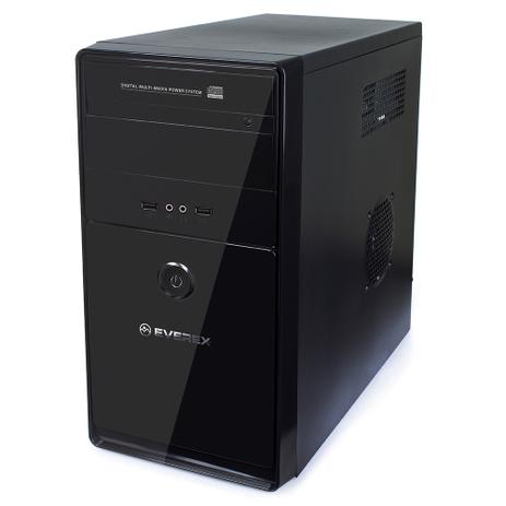 Computador Desktop Everex Intel Dual Core 2GB 500GB DVD HDMI - Preto Menor preço em Computador Desktop Everex Intel Dual Core 2GB 500GB DVD HDMI - Preto