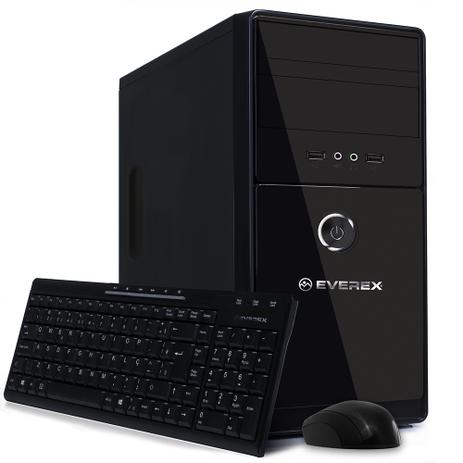 Computador Desktop Everex Intel Dual Core 4GB 500GB HDMI - Preto +  teclado mouse é boa?
