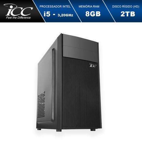 Computador Desktop ICC IV2583S Intel Core i5 3.2 ghz 8gb Hd 2TB FULL HD Menor preço em Computador Desktop ICC IV2583S Intel Core i5 3.2 ghz 8gb Hd 2TB FULL HD