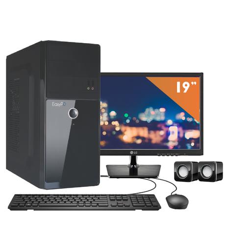 Computador EasyPC Intel Core i3 4GB HD 500GB Monitor 19.5 LG 20M37A Windows 10 Menor preço em Computador EasyPC Intel Core i3 4GB HD 500GB Monitor 19.5 LG 20M37A Windows 10