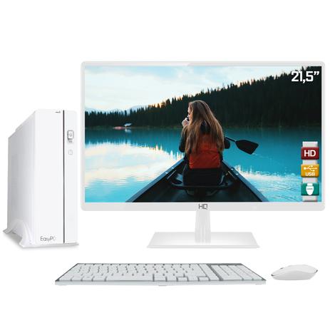 Computador EasyPC Slim White Intel Core i5 4GB HD 320GB Monitor LED 21.5” HQ Full HD 2ms HDMI Branco Menor preço em Computador EasyPC Slim White Intel Core i5 4GB HD 320GB Monitor LED 21.5” HQ Full HD 2ms HDMI Branco