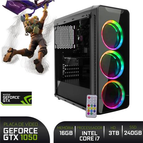 Computador Gamer BestON Intel Core i7 (Geforce GTX 1050 2GB) 16GB RAM SSD 240GB HD 3TB Fonte 500W 80 Plus - Easypc Menor preço em Computador Gamer BestON Intel Core i7 (Geforce GTX 1050 2GB) 16GB RAM SSD 240GB HD 3TB Fonte 500W 80 Plus - Easypc