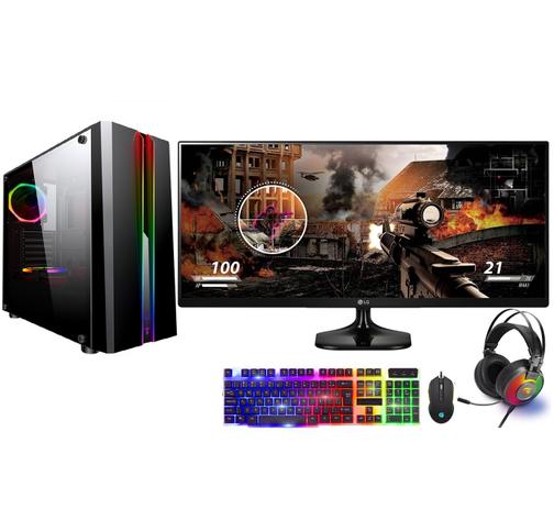 Pc Gamer Completo I5 Gt730 Hd1tb 8gb Fonte 500w E Monitor 19