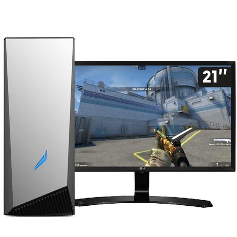 Computador Gamer FirstBlood AMD A10 9700 3.8Ghz Monitor LED LG 21.5” (Radeon R7) 8GB DDR4 3TB - Easypc Menor preço em Computador Gamer FirstBlood AMD A10 9700 3.8Ghz Monitor LED LG 21.5” (Radeon R7) 8GB DDR4 3TB - Easypc
