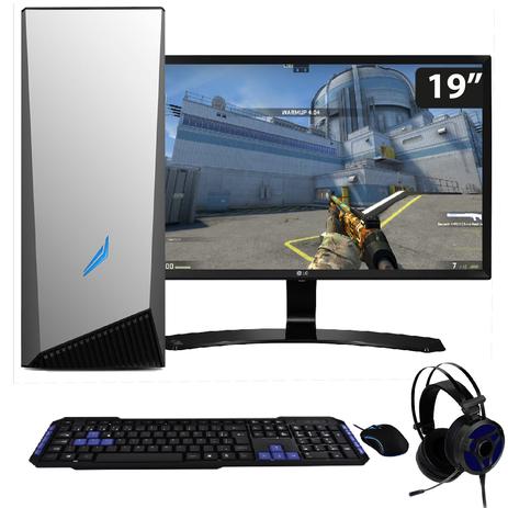 Computador Gamer FirstBlood AMD A8 9600 3.4Ghz Monitor LED LG 19.5” (Radeon R7) 8GB DDR4 1TB - Easypc Menor preço em Computador Gamer FirstBlood AMD A8 9600 3.4Ghz Monitor LED LG 19.5” (Radeon R7) 8GB DDR4 1TB - Easypc