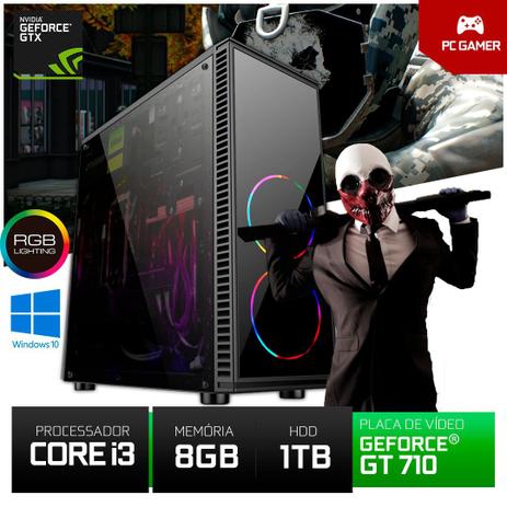 Computador Gamer YessTech X Core i3 1TB 8GB RAM GT710 2GB é boa?