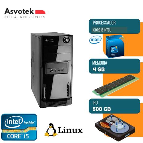 Computador Intel Core I5 4GB 500GB Asvotek Menor preço em Computador Intel Core I5 4GB 500GB Asvotek