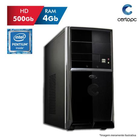 Computador Intel Pentium Dual Core 3.7GHz 4GB HD 500GB Certo PC Mid 1001 é ruim? Computador Intel Pentium Dual Core 3.7GHz 4GB HD 500GB Certo PC Mid 1001 é boa?