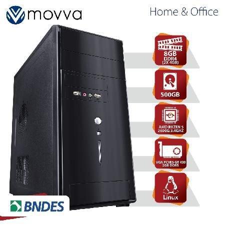 Computador Lithium AMD RYZEN 5 2600 3.4GHZ MEM. 8GB (2X 4GB) HD 500GB GT430 2GB - Fonte 350W Linux - MVLIR5A3205008430 - Movva Menor preço em Computador Lithium AMD RYZEN 5 2600 3.4GHZ MEM. 8GB (2X 4GB) HD 500GB GT430 2GB - Fonte 350W Linux - MVLIR5A3205008430 - Movva