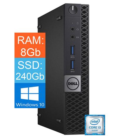 Computador Mini Dell Intel Core i3 6ª Geração 8Gb SSD 240Gb Menor preço em Computador Mini Dell Intel Core i3 6ª Geração 8Gb SSD 240Gb