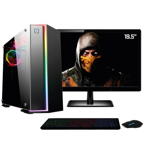Computador PC Gamer Completo Intel Core i5 8GB Geforce GT730 2GB HD 1TB Monitor HDMI 19.5" LED Quantum Play Menor preço em Computador PC Gamer Completo Intel Core i5 8GB Geforce GT730 2GB HD 1TB Monitor HDMI 19.5" LED Quantum Play