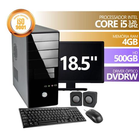Computador Premium Brazil I5 4gb 500gb Dvd Mon18.5 Kit - Suggar Menor preço em Computador Premium Brazil I5 4gb 500gb Dvd Mon18.5 Kit - Suggar