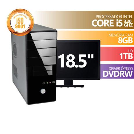 Computador Premium Brazil I5 8gb 1Tb Dvd Mon18.5 - Tp-link Menor preço em Computador Premium Brazil I5 8gb 1Tb Dvd Mon18.5 - Tp-link