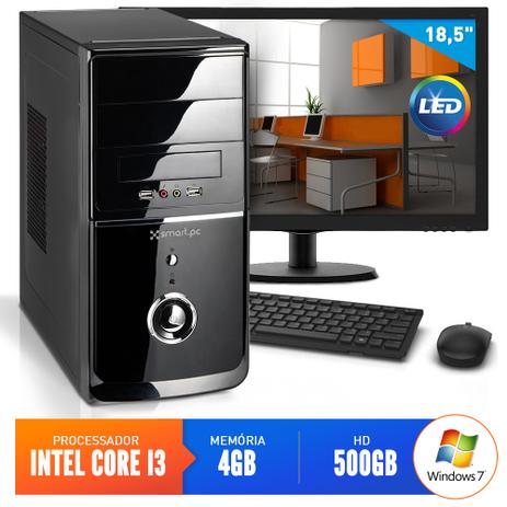 Computador Smart Pc 80176 Intel Core i3 (4GB HD 500GB) + Monitor 18,5” Windows 7 é ruim? Computador Smart Pc 80176 Intel Core i3 (4GB HD 500GB) + Monitor 18,5” Windows 7 é boa?